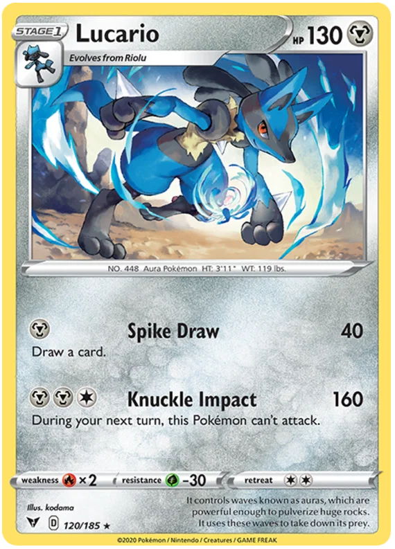 Lucario (120/185) - Vivid Voltage