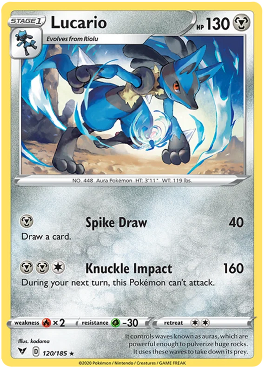 Lucario (120/185) - Vivid Voltage