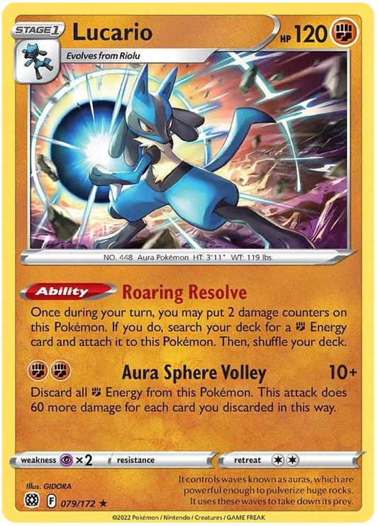 Lucario Holo (079/172) - Brilliant Stars
