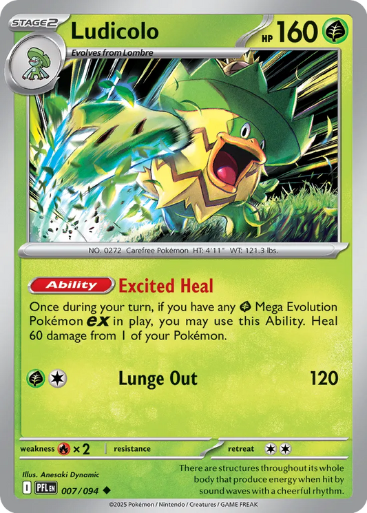 Ludicolo (007/094) - Phantasmal Flames