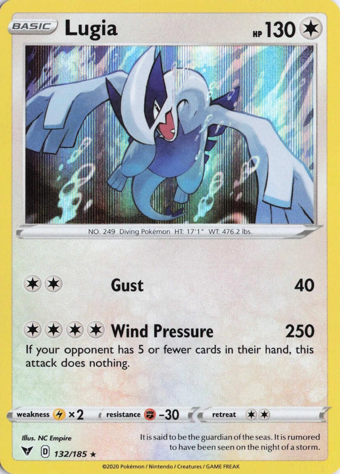 Lugia Holo (132/185) - Vivid Voltage