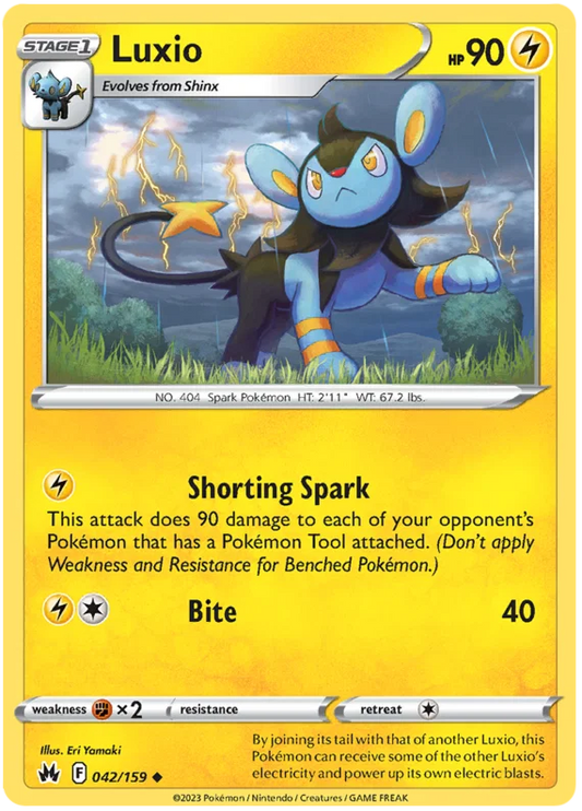 Luxio (042/159) - Crown Zenith