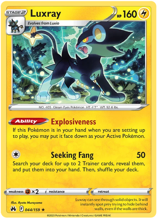 Luxray (044/159) - Crown Zenith