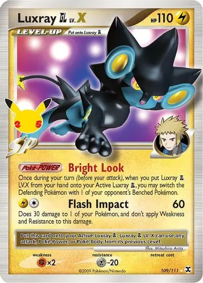Luxray GL LV.X (109/111) - Celebrations Classic Collection