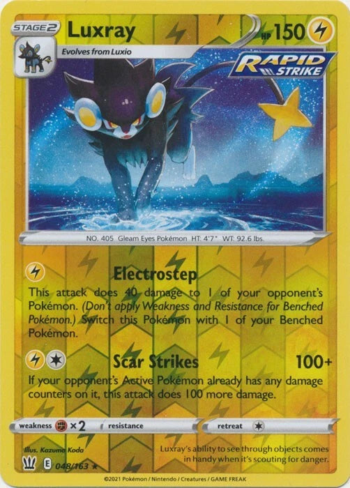 Luxray Reverse Holo (048/163) - Battle Styles