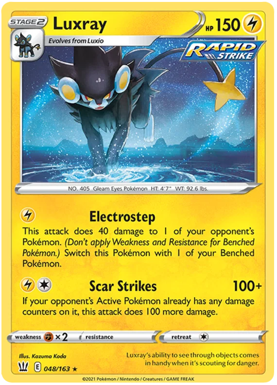 Luxray [Reverse Holo] (048/163) - Battle Styles