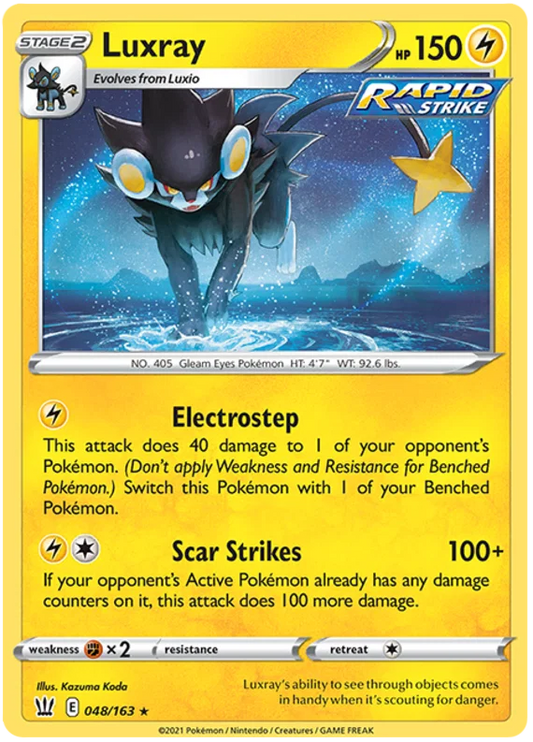 Luxray [Reverse Holo] (048/163) - Battle Styles
