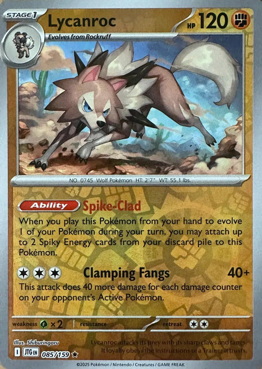 Lycanroc Reverse Holo (085/159) - Journey Together