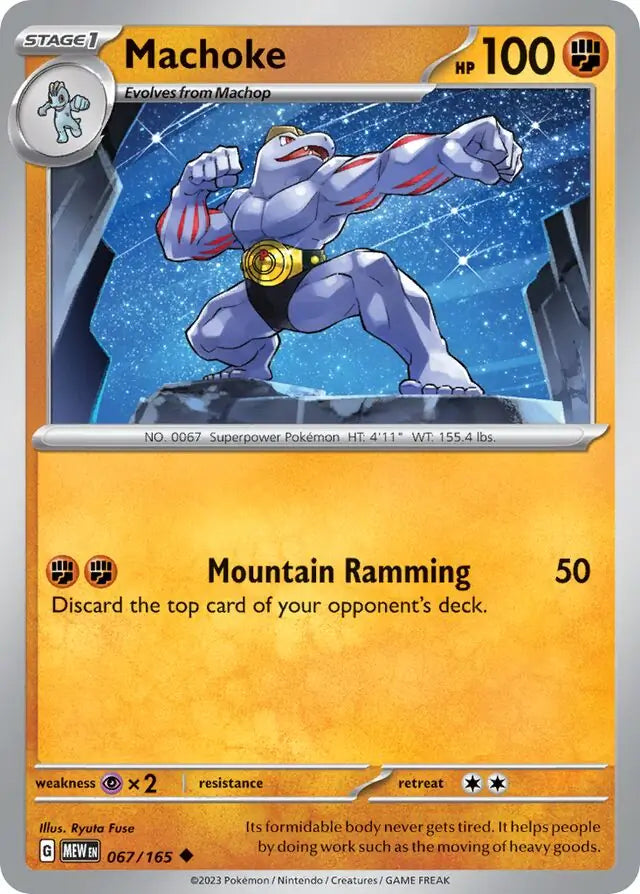 Machoke (067/165) - 151