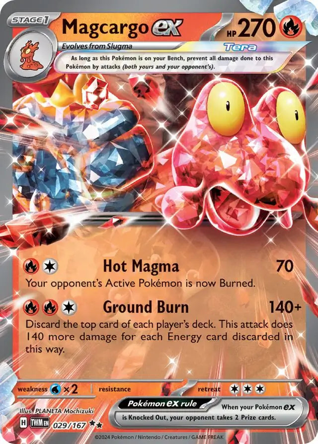 Magcargo ex (029/167) - Twilight Masquerade