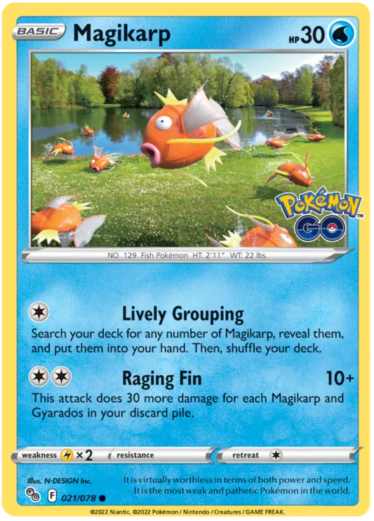 Magikarp (021/078) - Pokémon Go