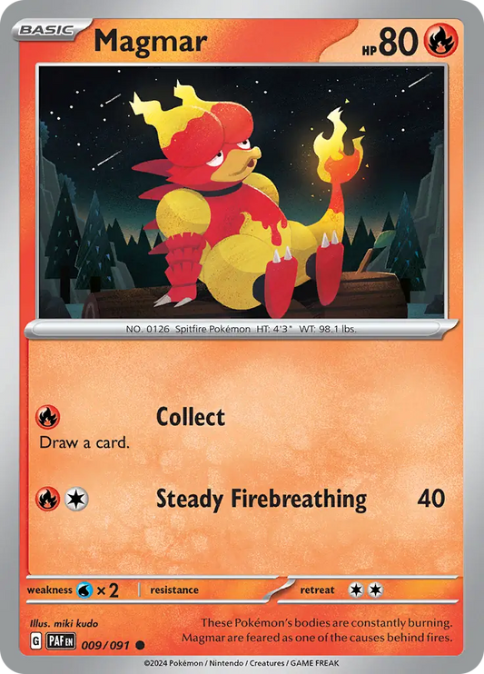 Magmar (009/091) - Paldean Fates