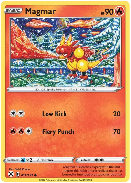 Magmar (019/172) - Brilliant Stars