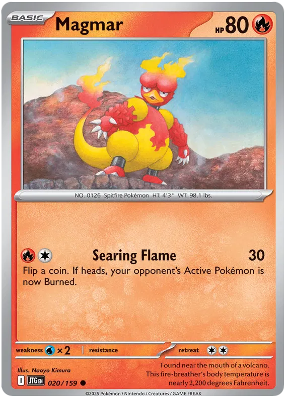 Magmar [Reverse Holo] (020/159) - Journey Together