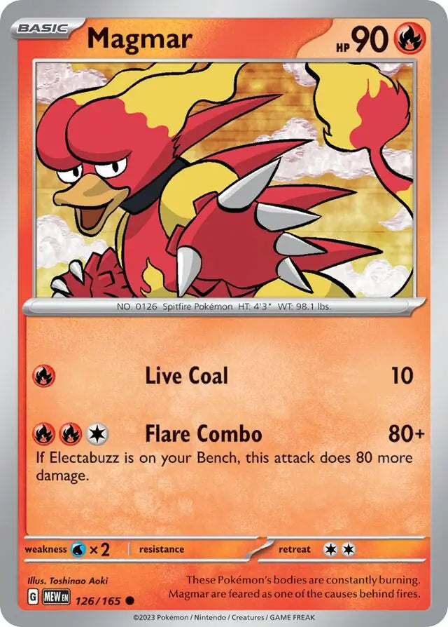 Magmar (126/165) - 151