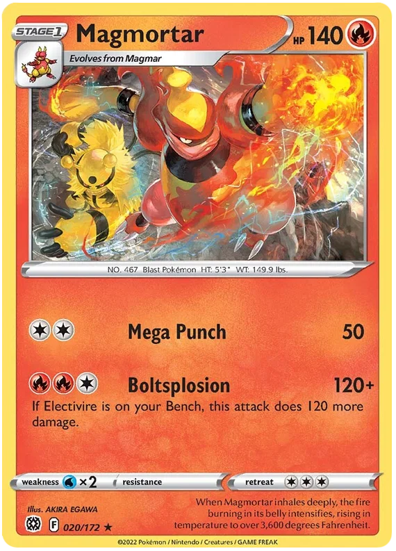Magmortar (020/172) - Brilliant Stars