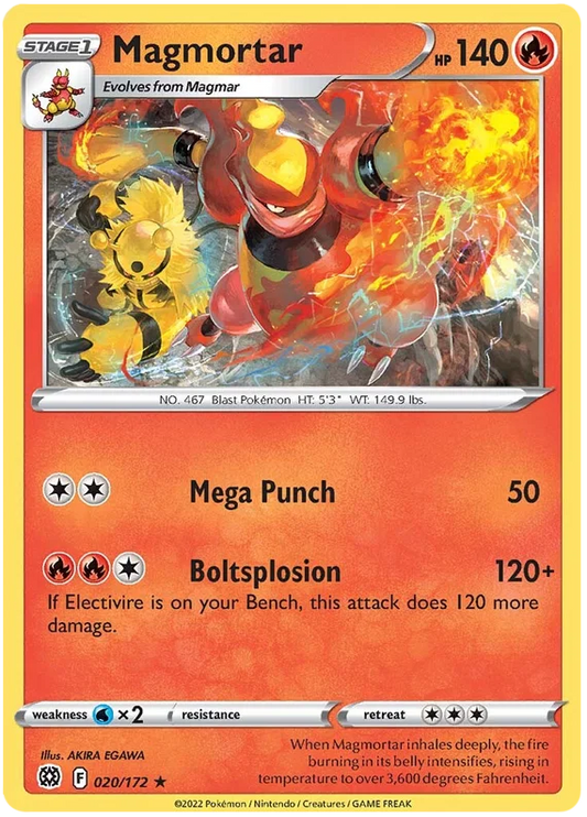 Magmortar (020/172) - Brilliant Stars