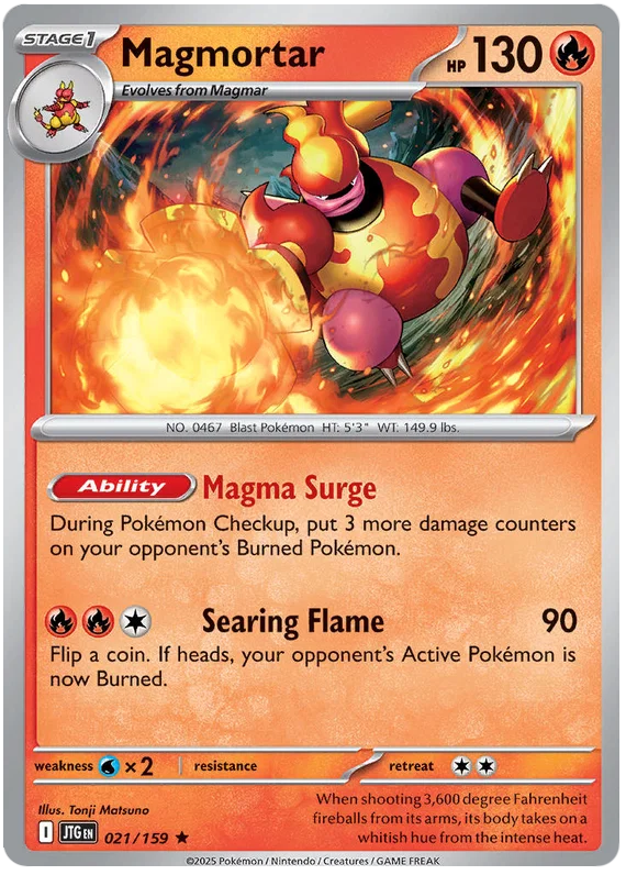 Magmortar Holo (021/159) - Journey Together