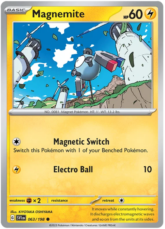 Magnemite (063/198) - Scarlet & Violet