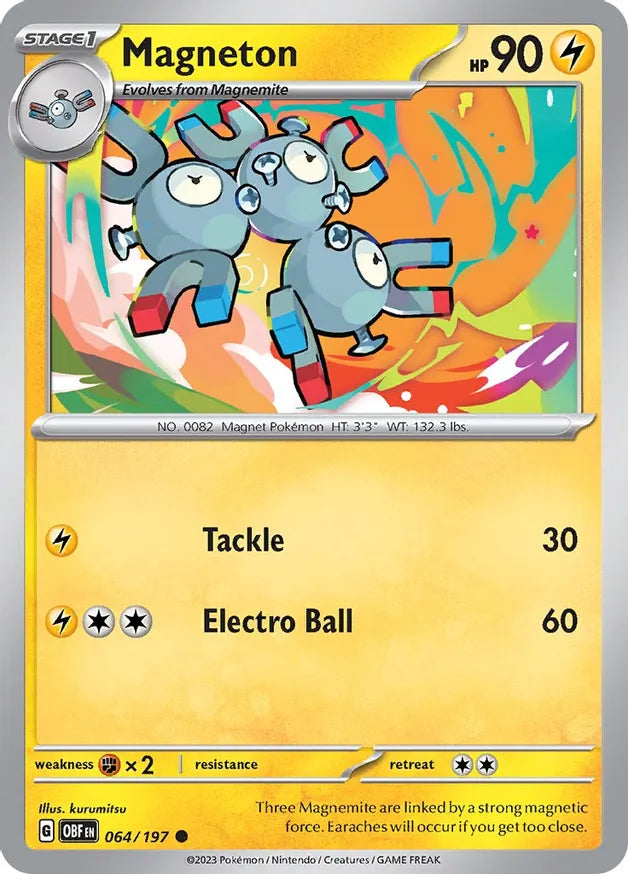 Magneton (064/197) - Obsidian Flames