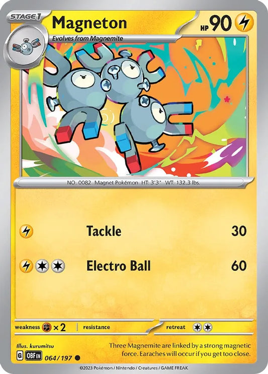 Magneton (064/197) - Obsidian Flames