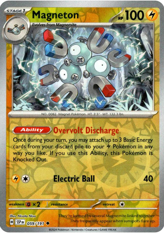 Magneton Reverse Holo (059/191) - Surging Sparks
