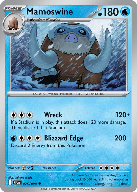 Mamoswine (025/094) - Phantasmal Flames