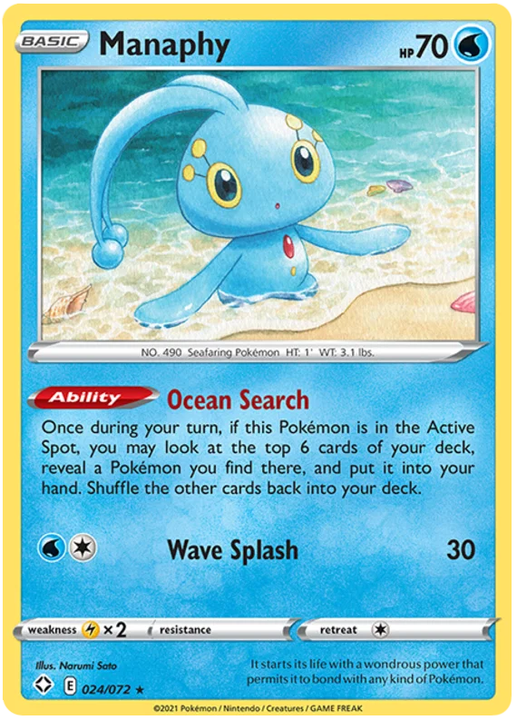 Manaphy (024/072) - Shining Fates