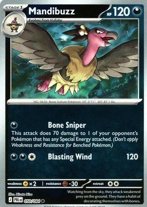 Mandibuzz Reverse Holo (050/084) - Pitch Black
