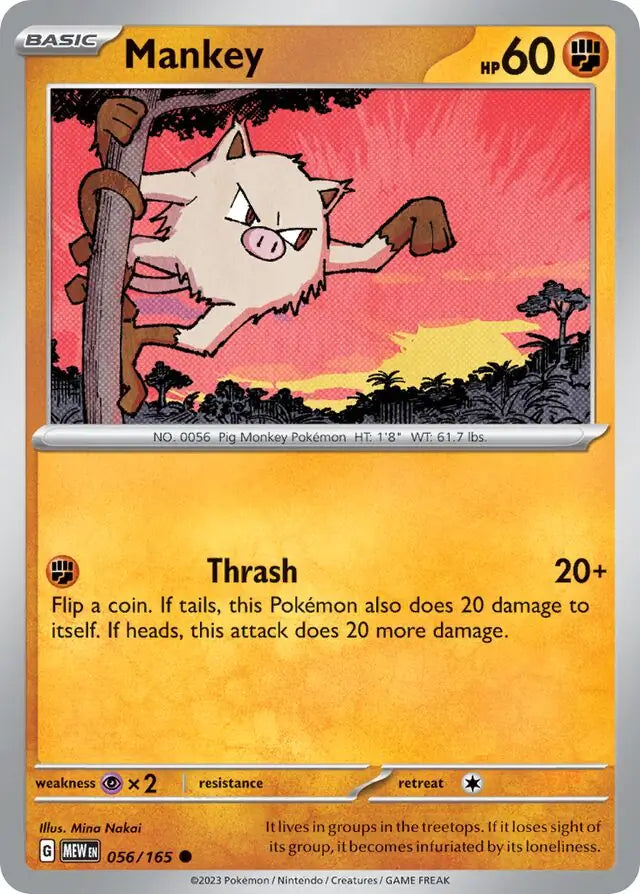 Mankey (056/165) - 151