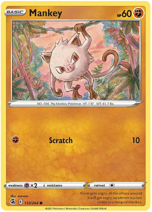 Mankey (133/264) - Fusion Strike