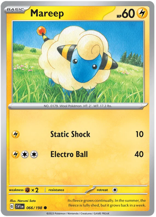 Mareep (066/198) - Scarlet & Violet
