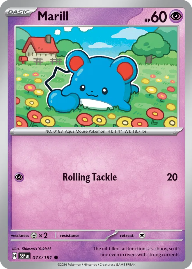 Marill (073/191) - Surging Sparks