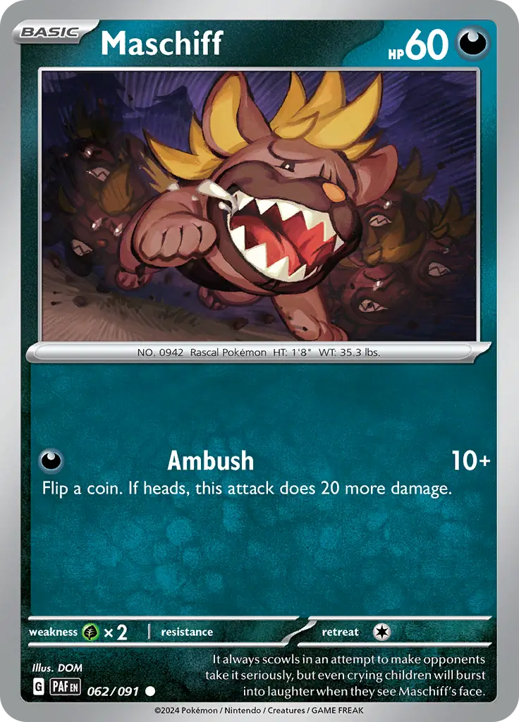 Maschiff (062/091) - Paldean Fates