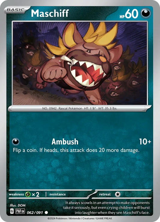 Maschiff (062/091) - Paldean Fates