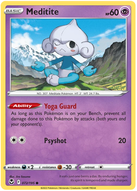 Meditite (072/195) - Silver Tempest