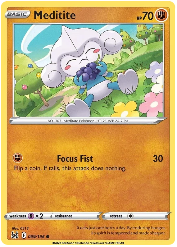 Meditite (099/196) - Lost Origin