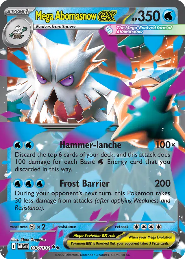 Mega Abomasnow ex (036/132) - Mega Evolution