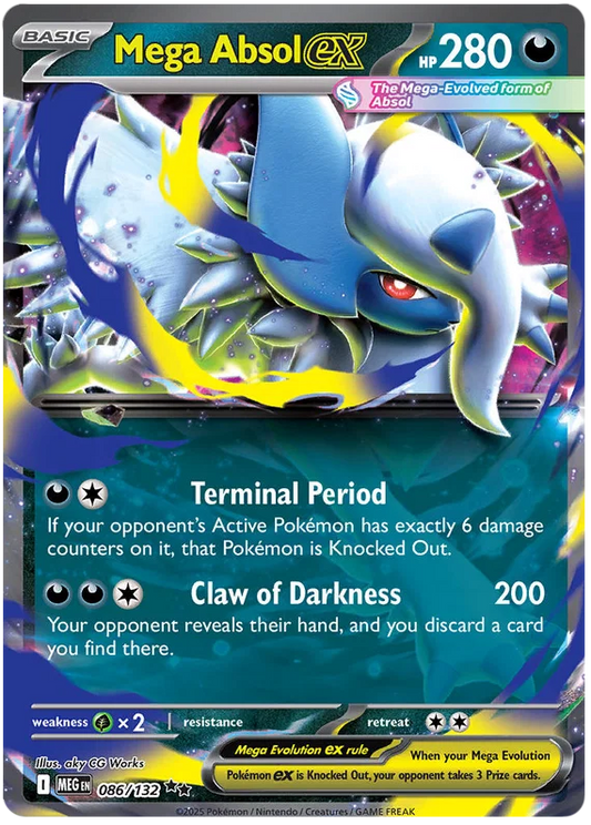 Mega Absol ex (086/132) - Mega Evolution