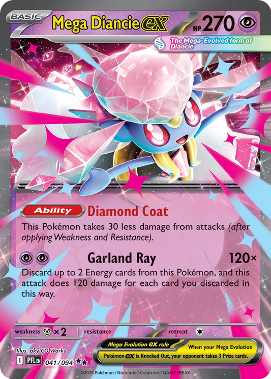 Mega Diancie ex (041/094) - Phantasmal Flames