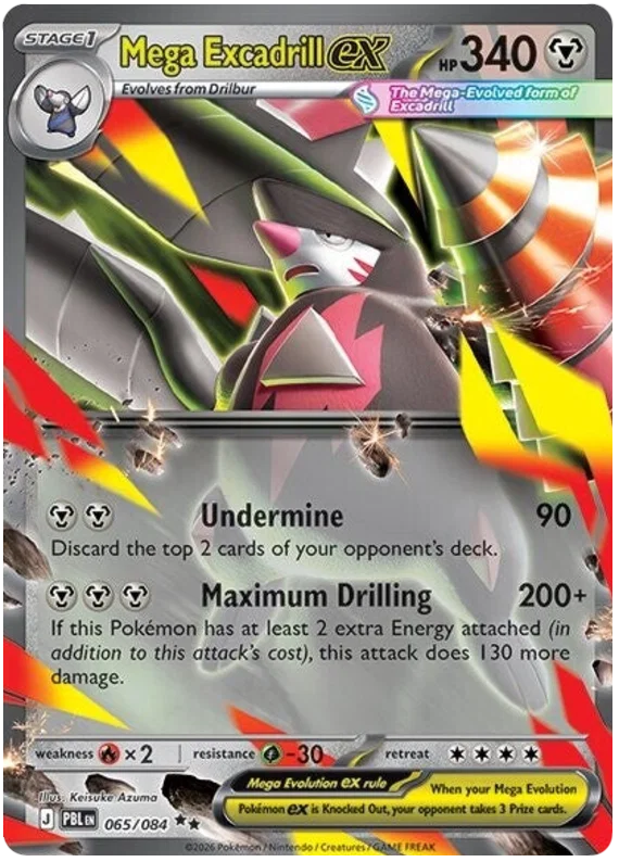 Mega Excadrill ex (065/084) - Pitch Black