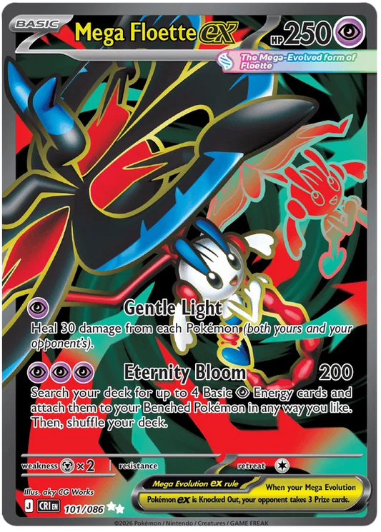Mega Floette ex (101/086) Ultra Rare - Chaos Rising
