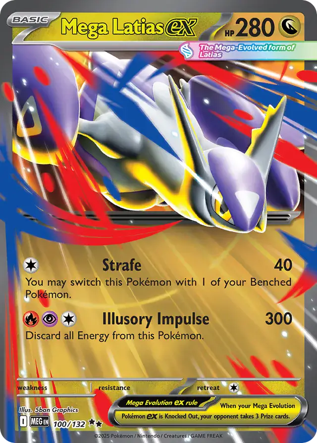 Mega Latias ex (100/132) - Mega Evolution