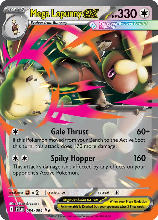 Mega Lopunny ex (084/094) - Phantasmal Flames