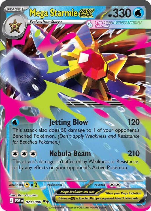 Mega Starmie ex (021/088) - Perfect Order