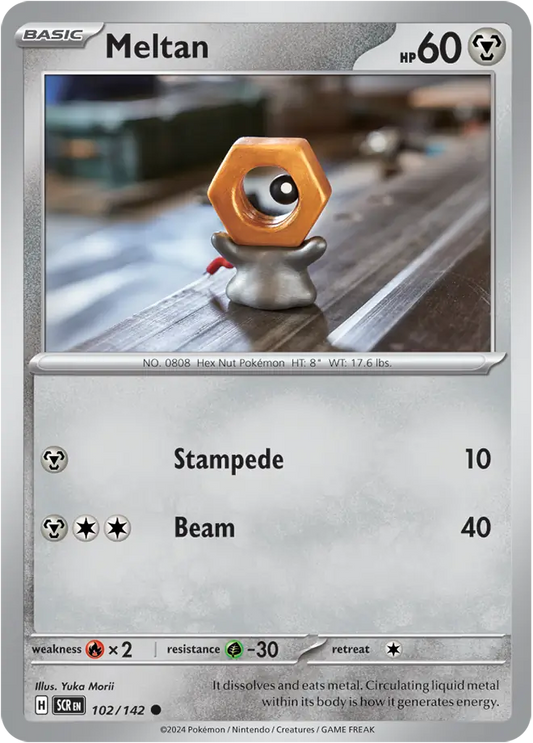 Meltan (102/142) - Stellar Crown