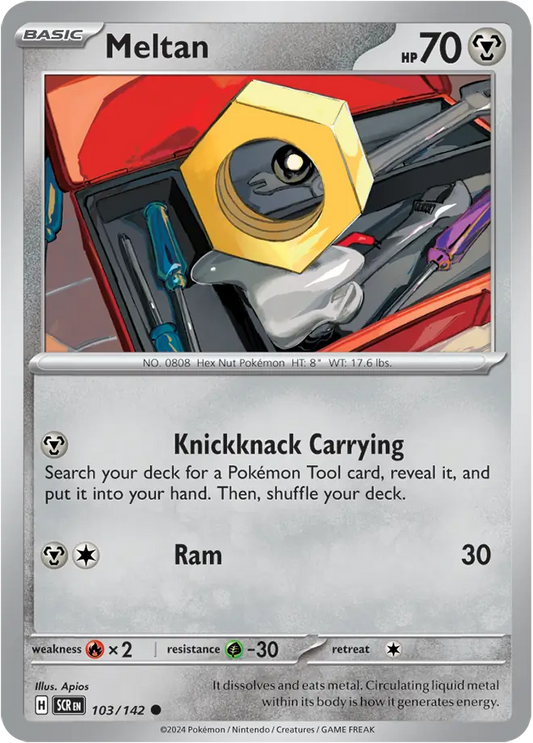 Meltan (103/142) - Stellar Crown