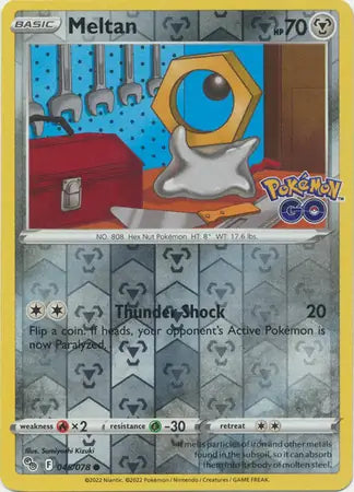 Meltan Reverse Holo (045/078) - Pokémon Go
