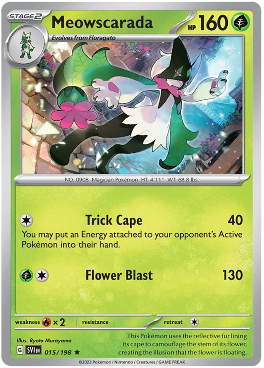 Meowscarada Holo (015/198) - Scarlet & Violet