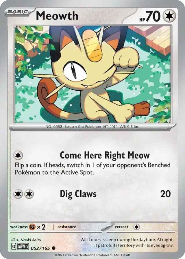 Meowth (052/165) - 151